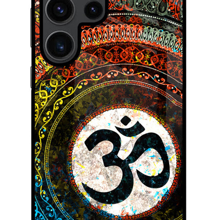 Om Cultural Samsung S23 Ultra Glass Case