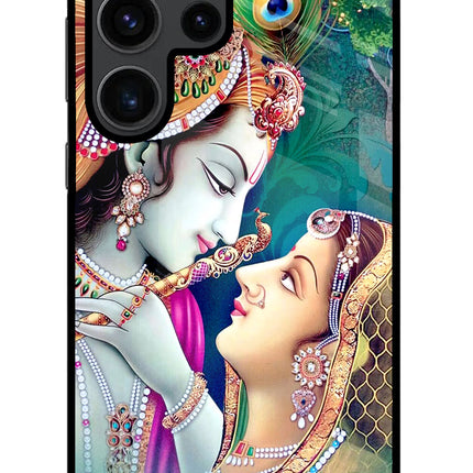 Lord Radha Krishna Samsung S23 Ultra Glass Case