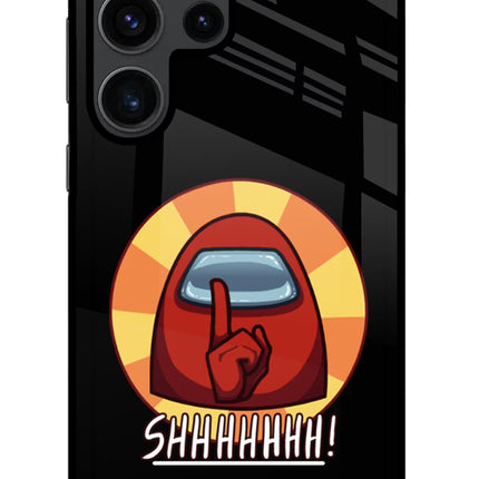 Among Us Shhh! Samsung S23 Ultra Glass Case