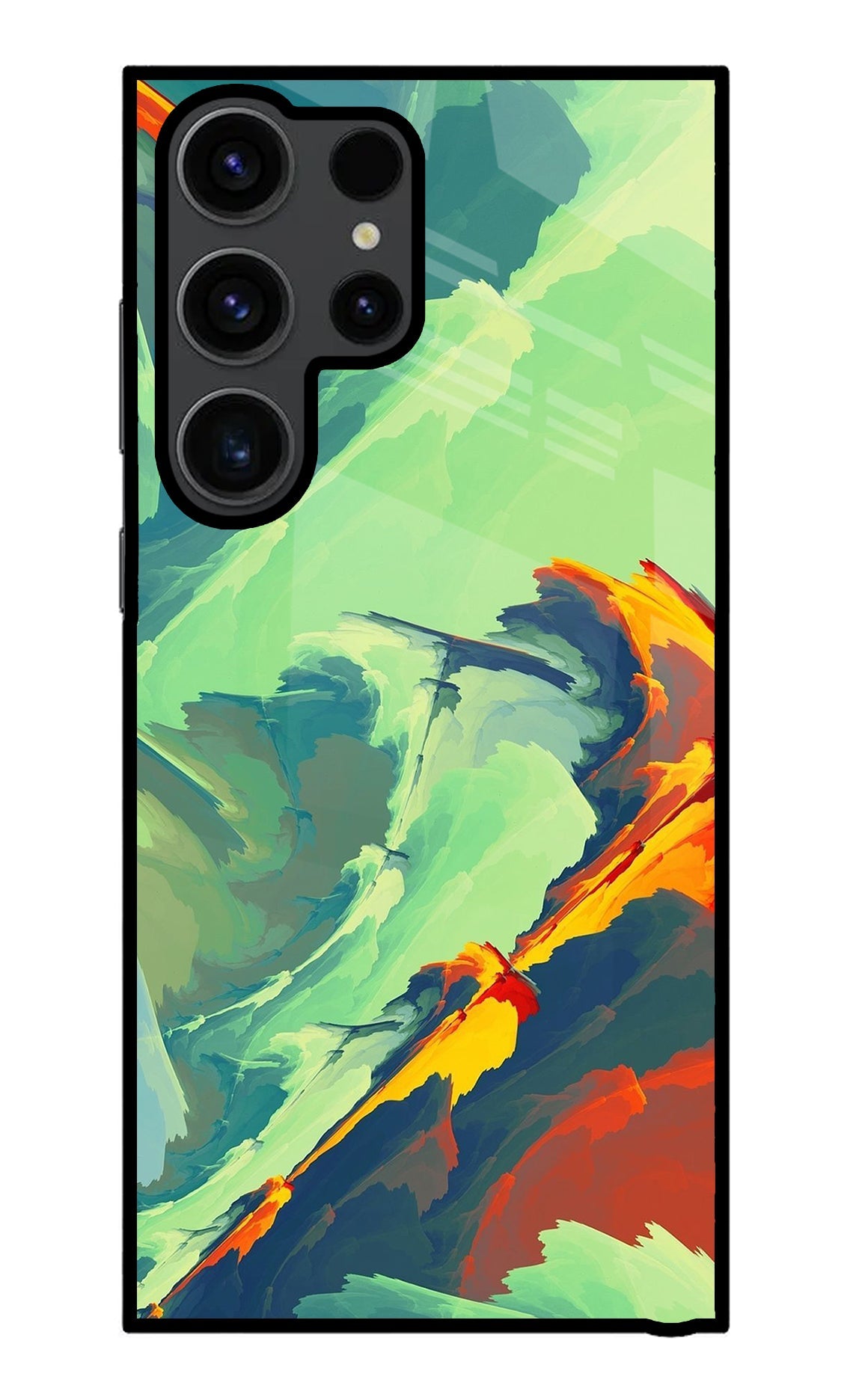 Paint Art Samsung S23 Ultra Glass Case