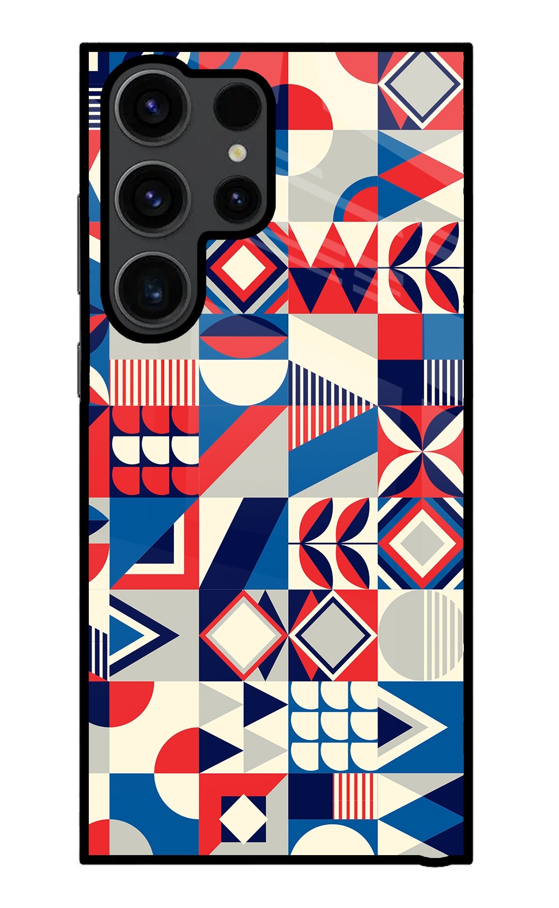 Colorful Pattern Samsung S23 Ultra Glass Case