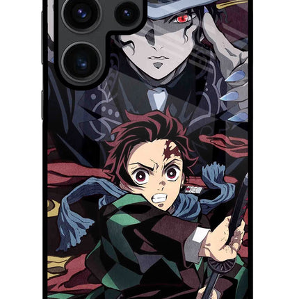 Demon Slayer Samsung S23 Ultra Glass Case Back Cover by Casekaro