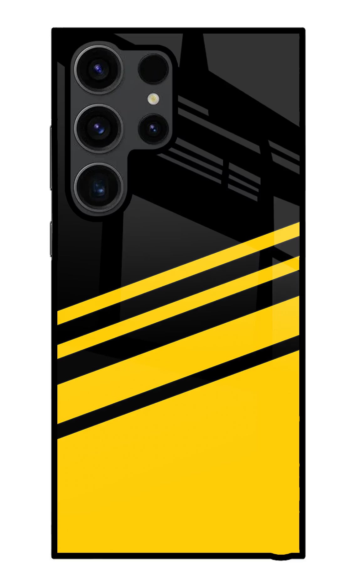 Yellow Shades Samsung S23 Ultra Glass Case Back Cover by Casekaro