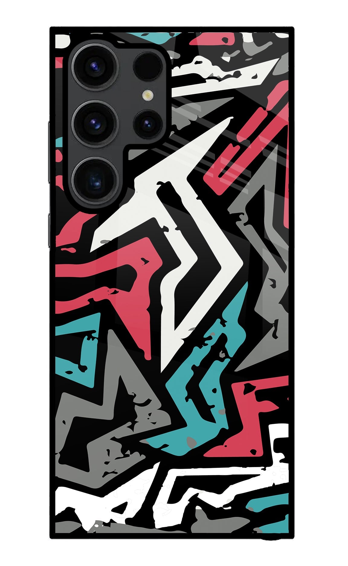 Geometric Graffiti Samsung S23 Ultra Back Cover