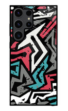 Geometric Graffiti Samsung S23 Ultra Glass Case