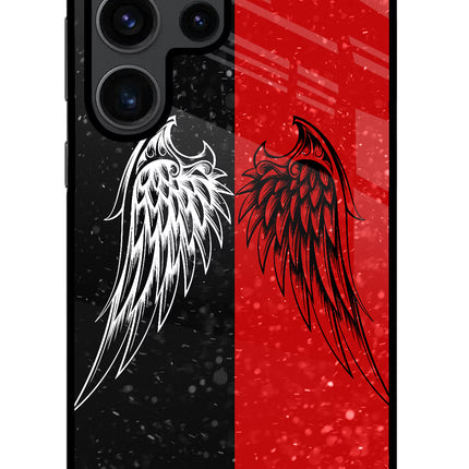Wings Samsung S23 Ultra Glass Case