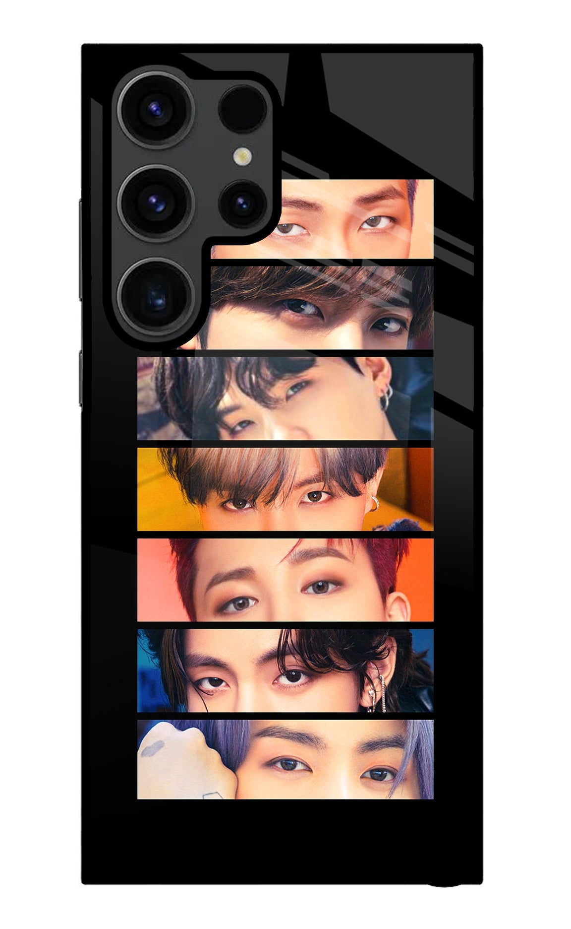 BTS Eyes Samsung S23 Ultra Glass Case