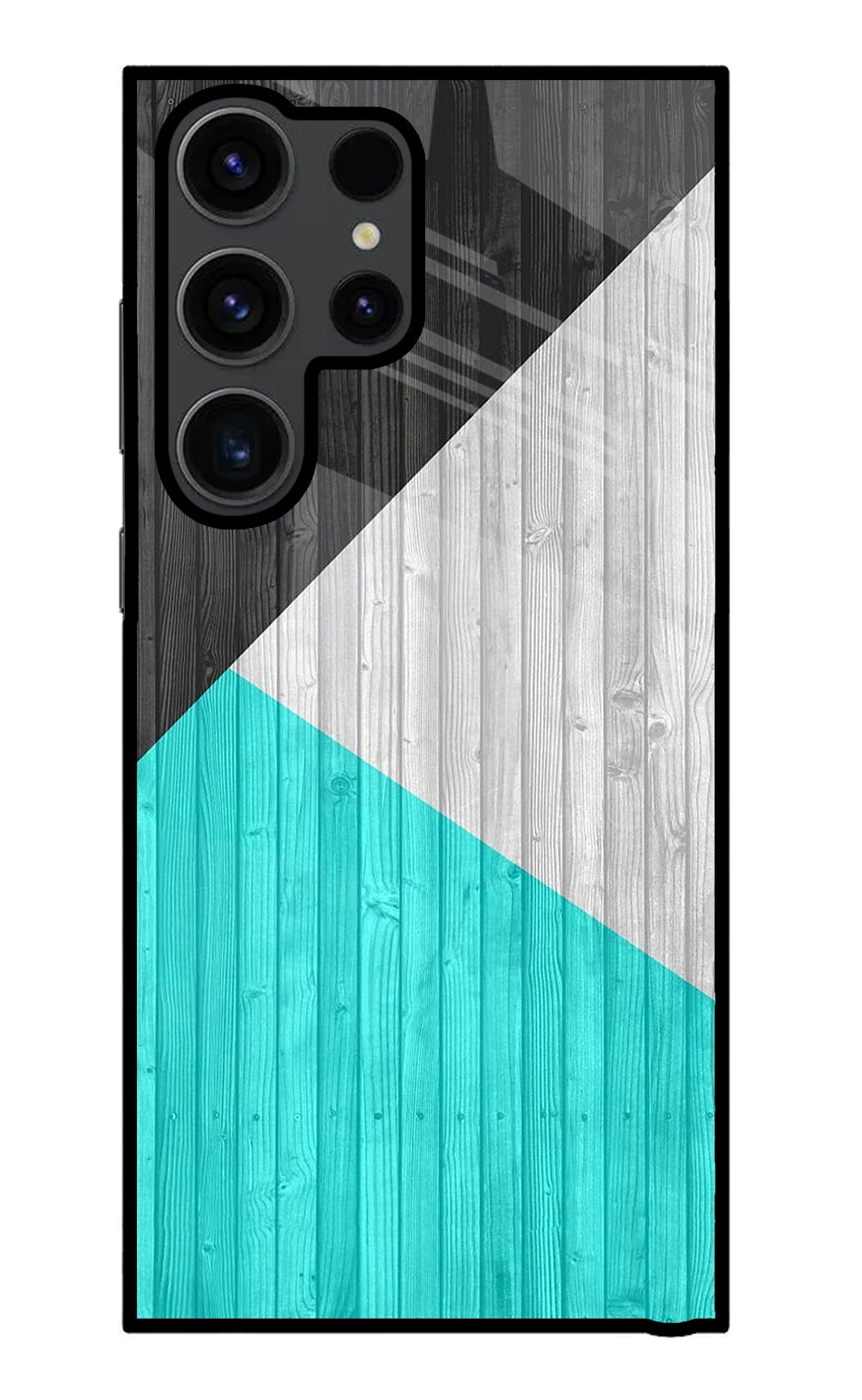 Wooden Abstract Samsung S23 Ultra Glass Case