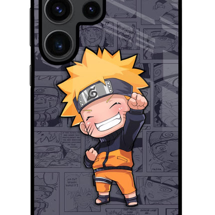 Chota Naruto Samsung S23 Ultra Glass Case Back Cover by Casekaro