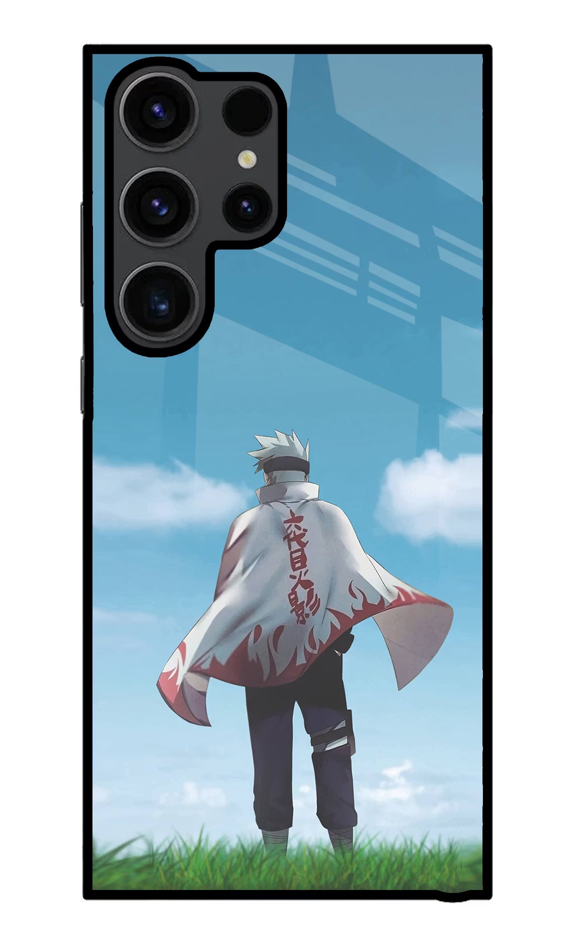 Kakashi Samsung S23 Ultra Glass Case Back Cover by Casekaro