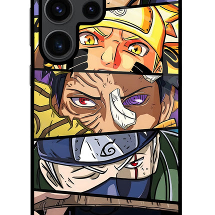 Naruto Character Samsung S23 Ultra Glass Case Back Cover by Casekaro