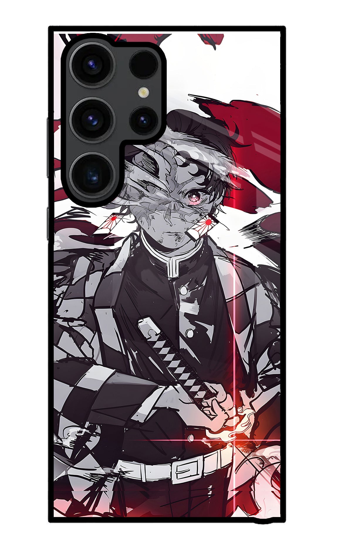 Demon Slayer Samsung S23 Ultra Glass Case