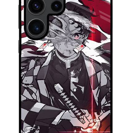 Demon Slayer Samsung S23 Ultra Glass Case