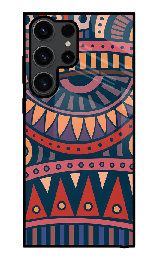 African Culture Design Samsung S23 Ultra Glass Case