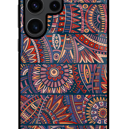 African Culture Design Samsung S23 Ultra Glass Case