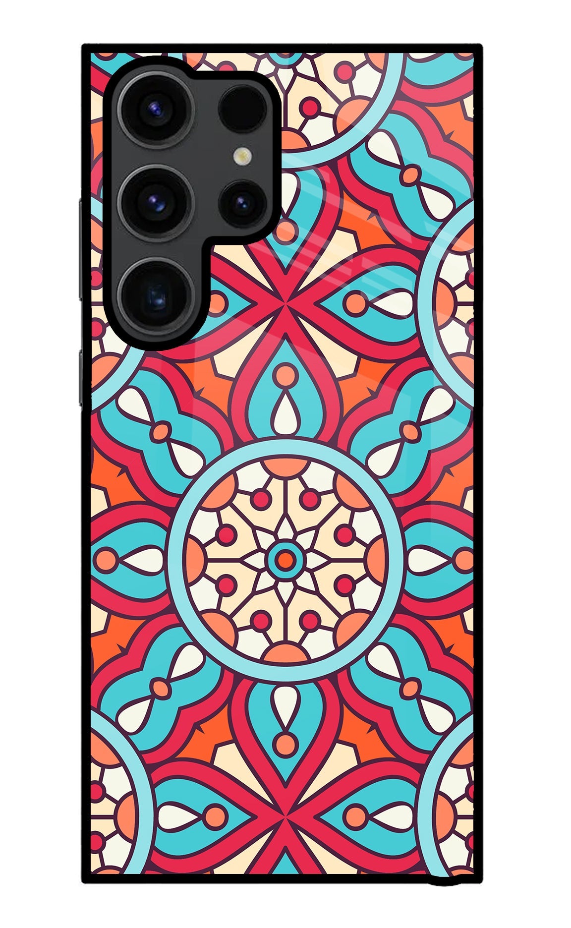 Mandala Geometric Samsung S23 Ultra Back Cover