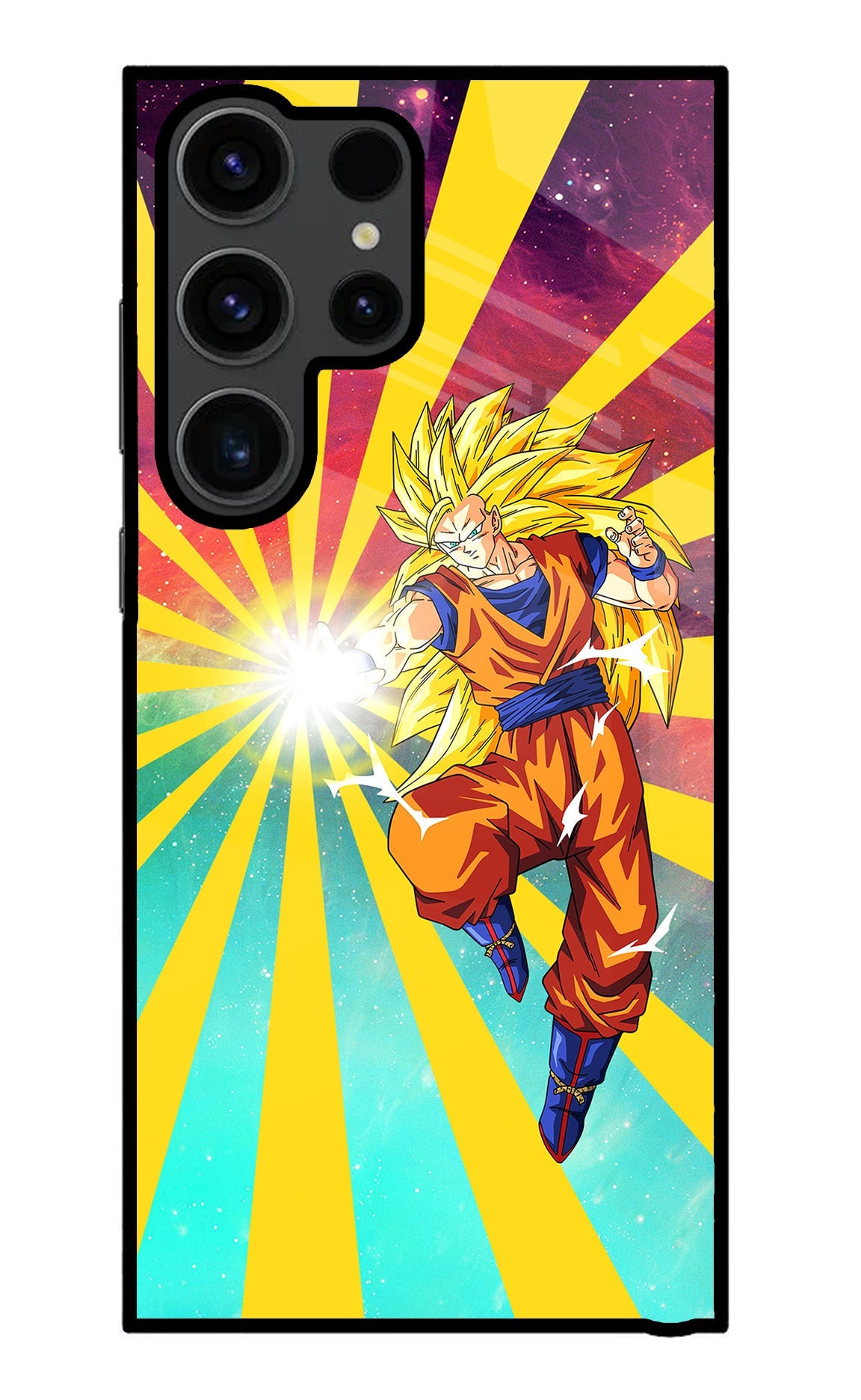 Goku Super Saiyan Samsung S23 Ultra Glass Case