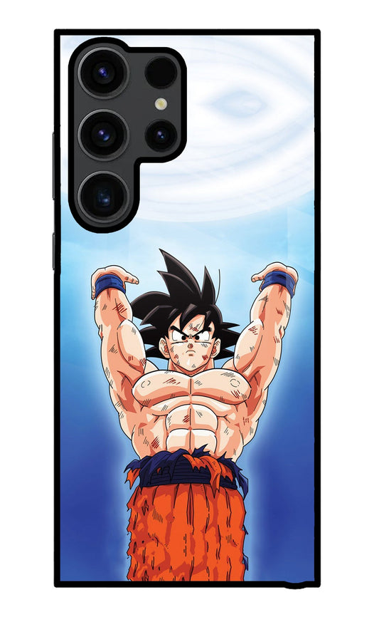 Goku Power Samsung S23 Ultra Glass Case