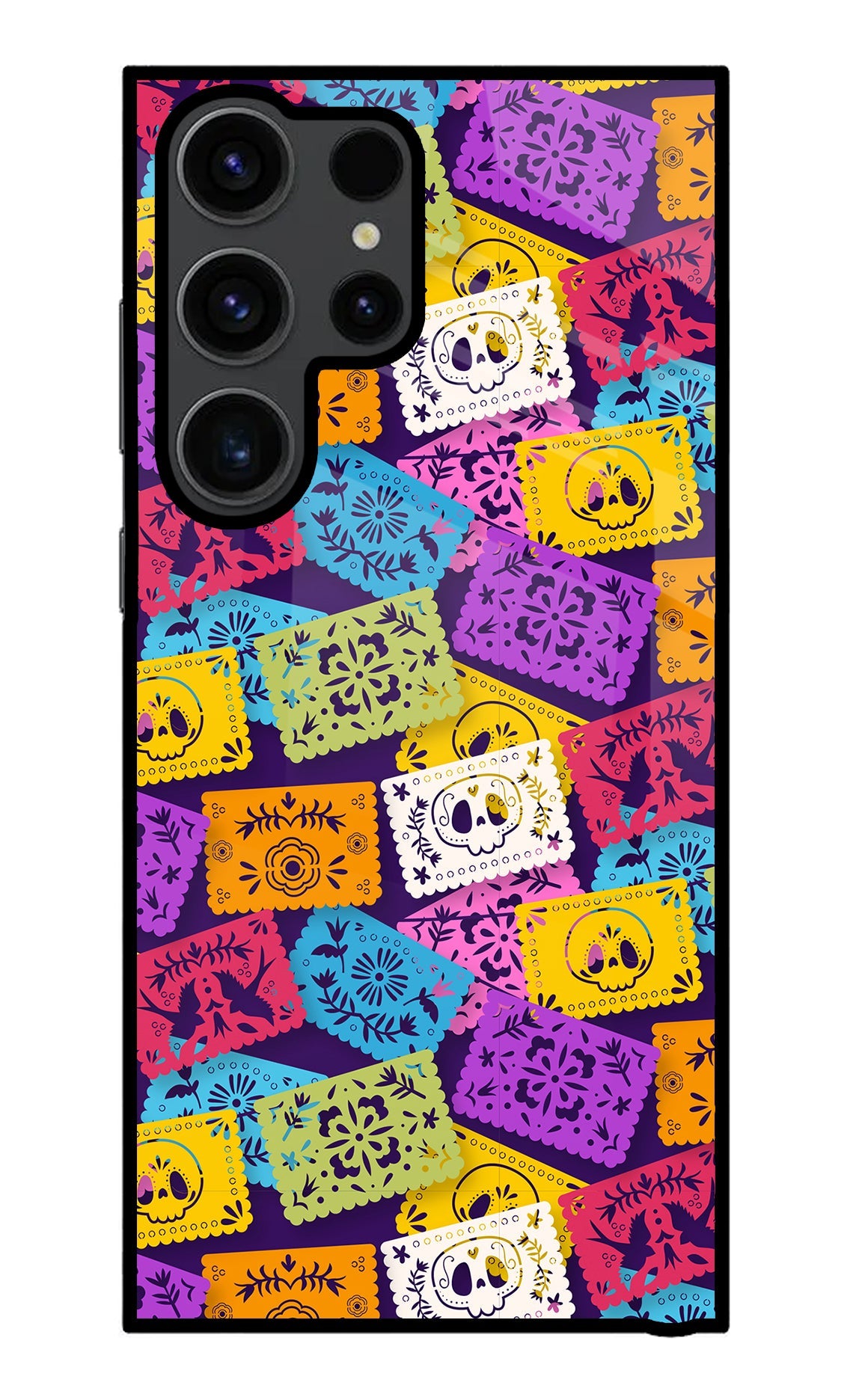 Mexican Pattern Samsung S23 Ultra Glass Case