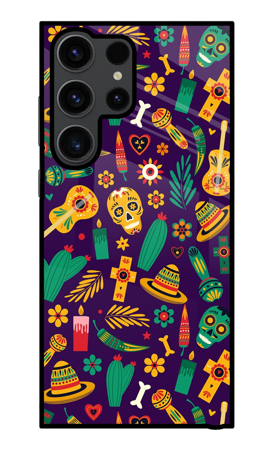 Mexican Artwork Samsung S23 Ultra Back Cover