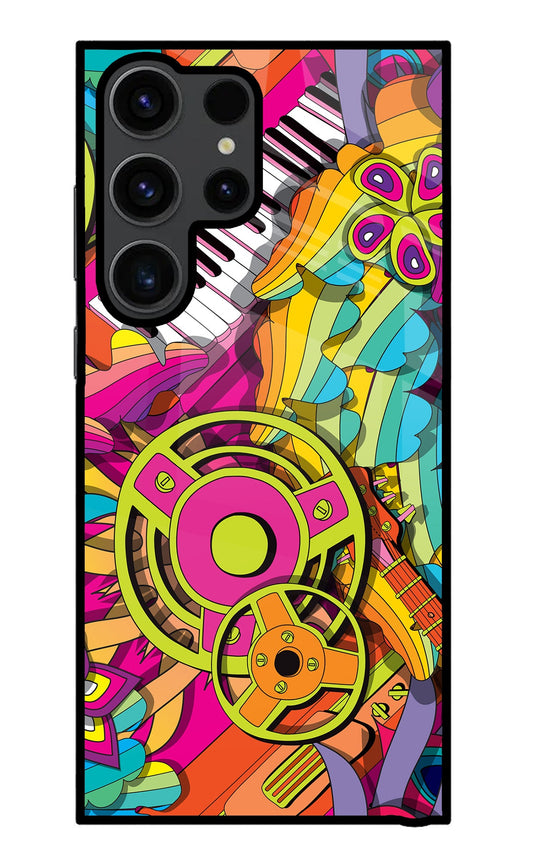 Music Doodle Samsung S23 Ultra Glass Case