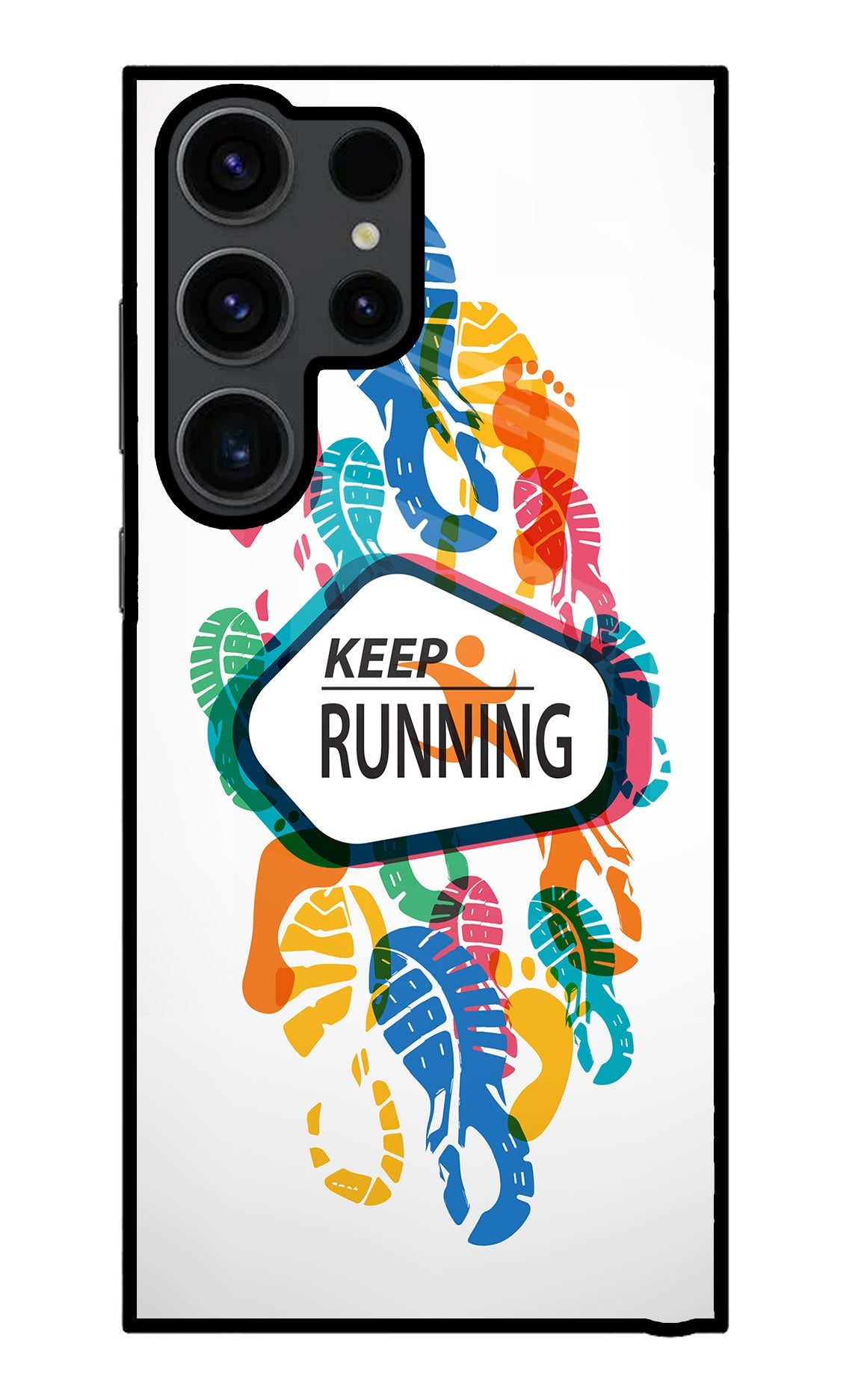 Keep Running Samsung S23 Ultra Glass Case