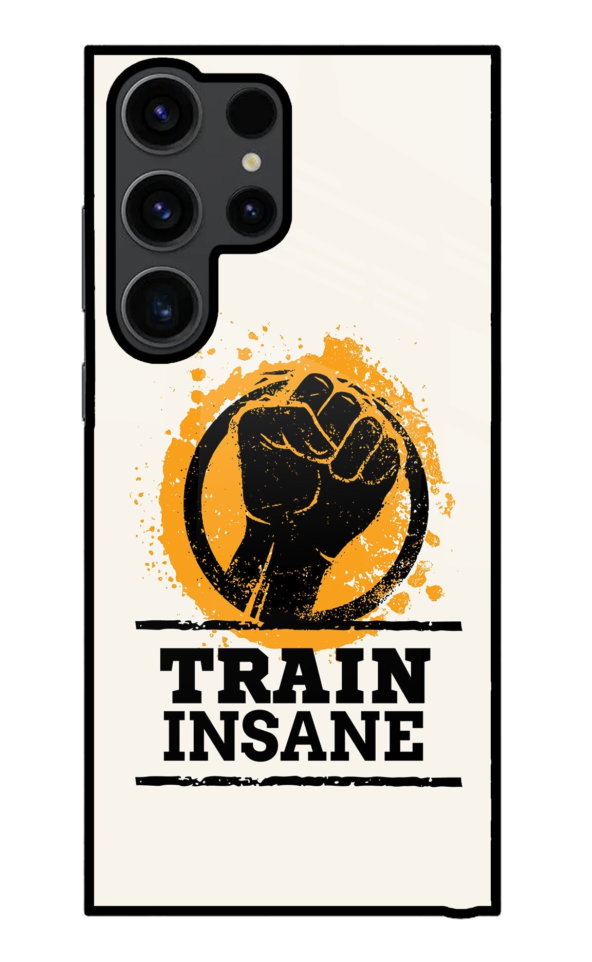 Train Insane Samsung S23 Ultra Glass Case