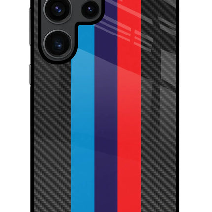 BMW Stripes Pattern Samsung S23 Ultra Glass Case