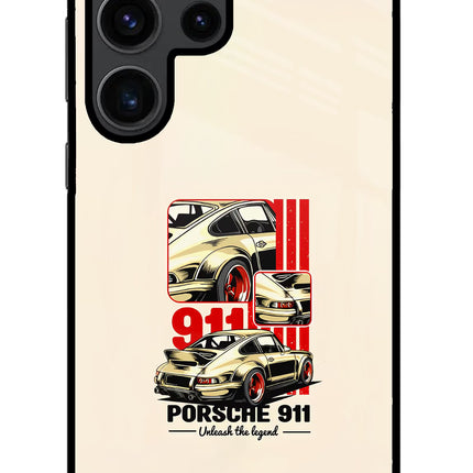Classic Porsche 911 Samsung S23 Ultra Glass Case