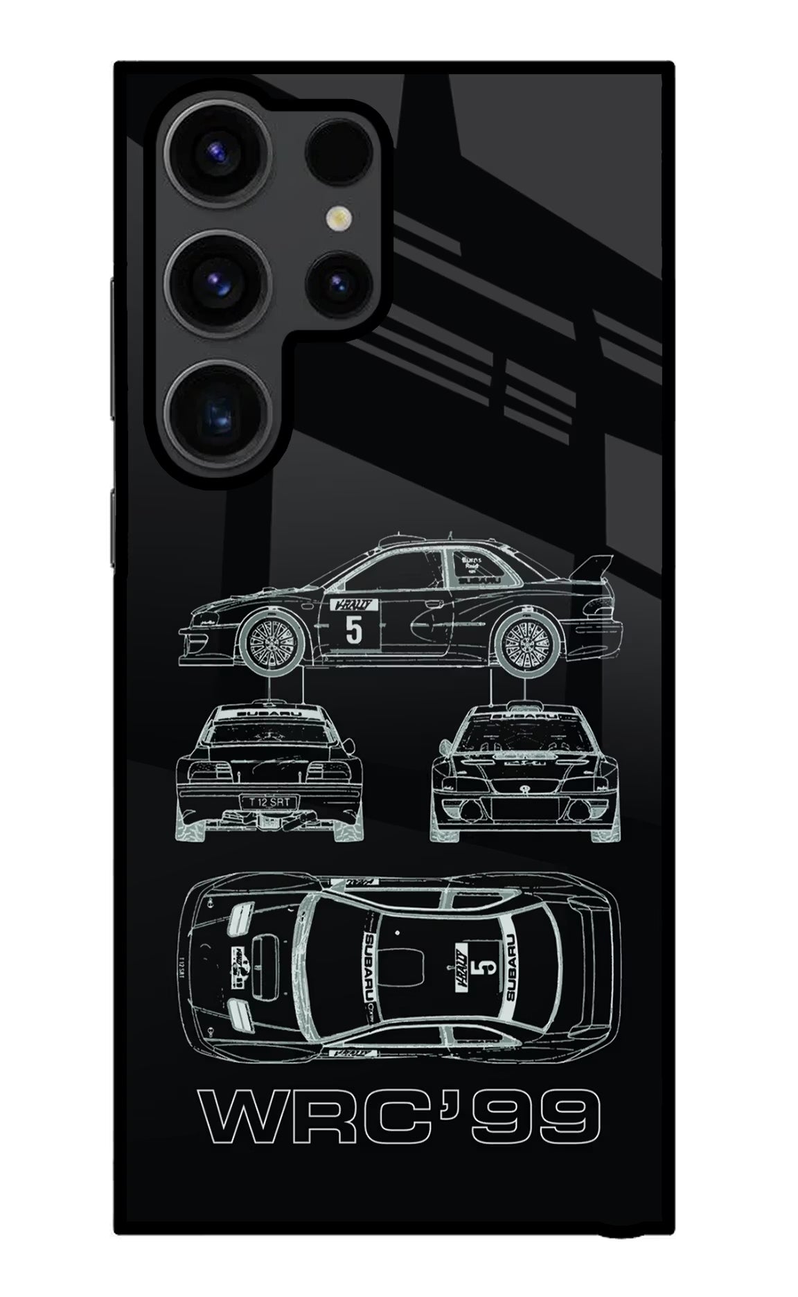 WRC'99 Samsung S23 Ultra Glass Case Back Cover by Casekaro