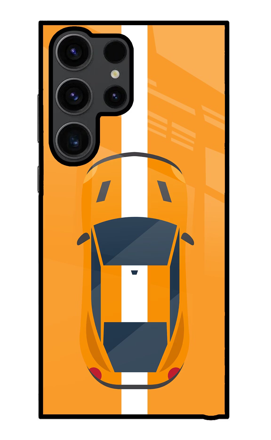 Highway Pursuit Samsung S23 Ultra Glass Case Back Cover by Casekaro