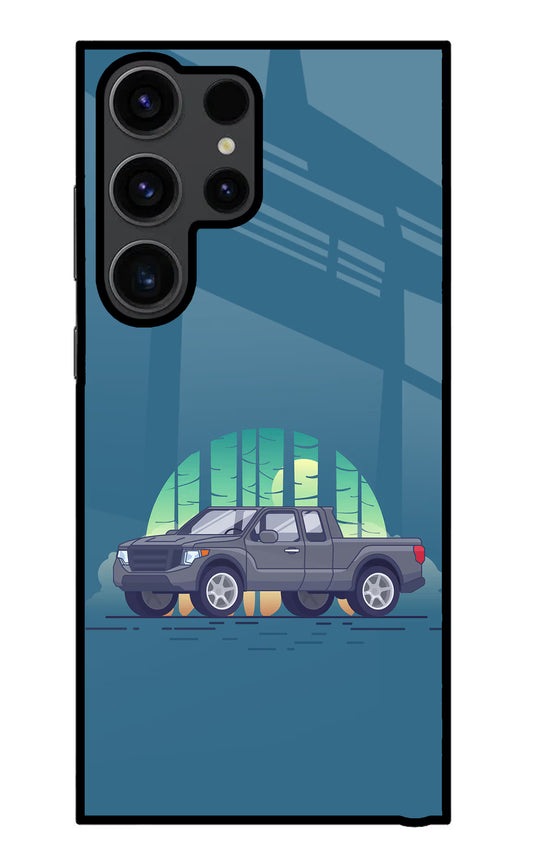 Retro Garage Vibe Samsung S23 Ultra Glass Case