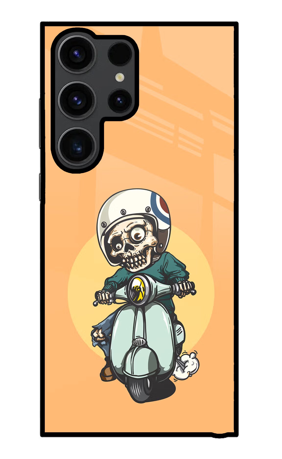 Undead Biker Samsung S23 Ultra Glass Case