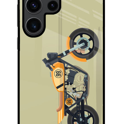 Vertical Speedster Samsung S23 Ultra Glass Case