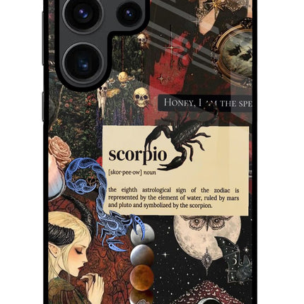 Scorpio Zodiac Samsung S23 Ultra Glass Case