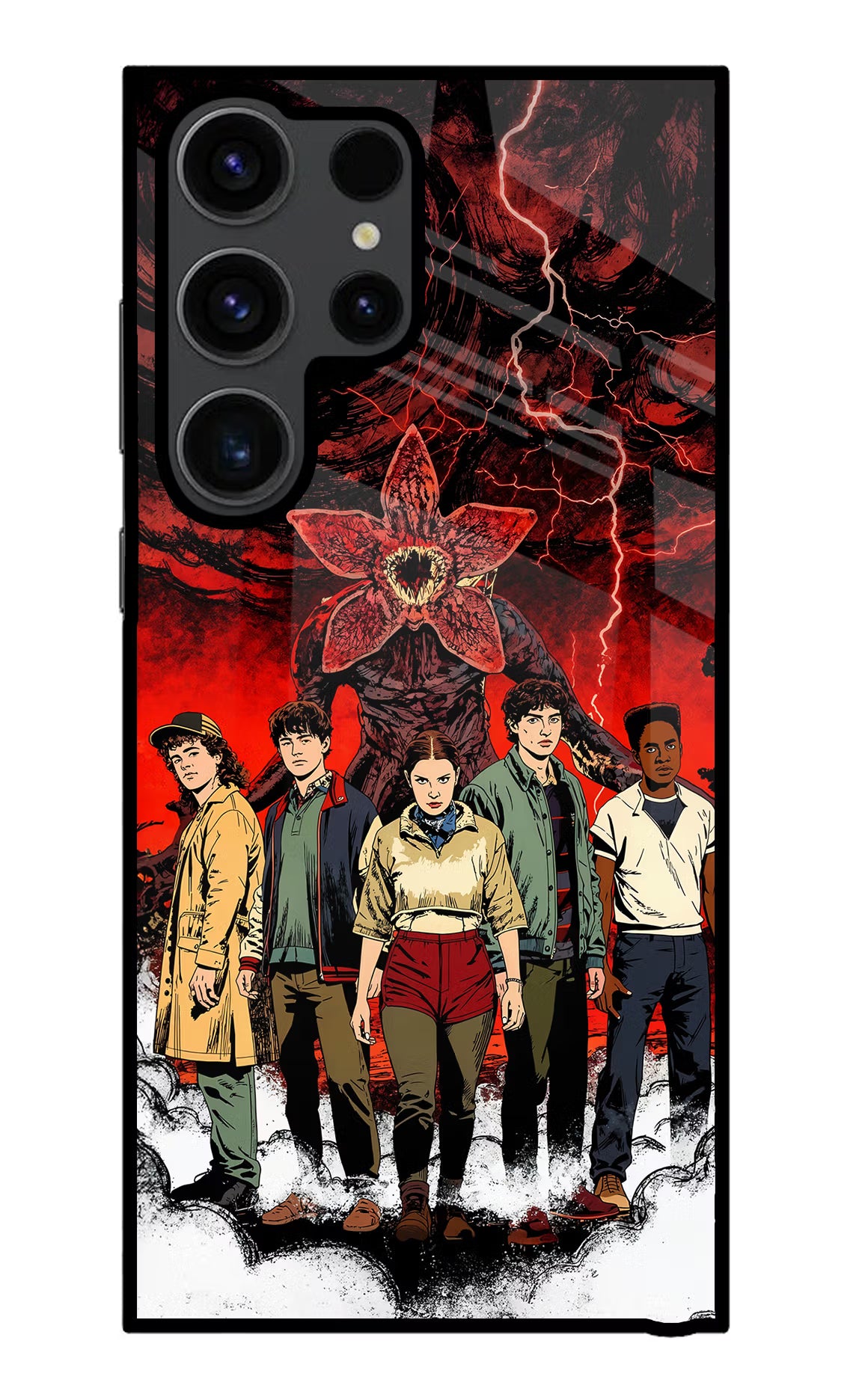 Ordinary Things Characters Samsung S23 Ultra Glass Case Back Cover by Casekaro