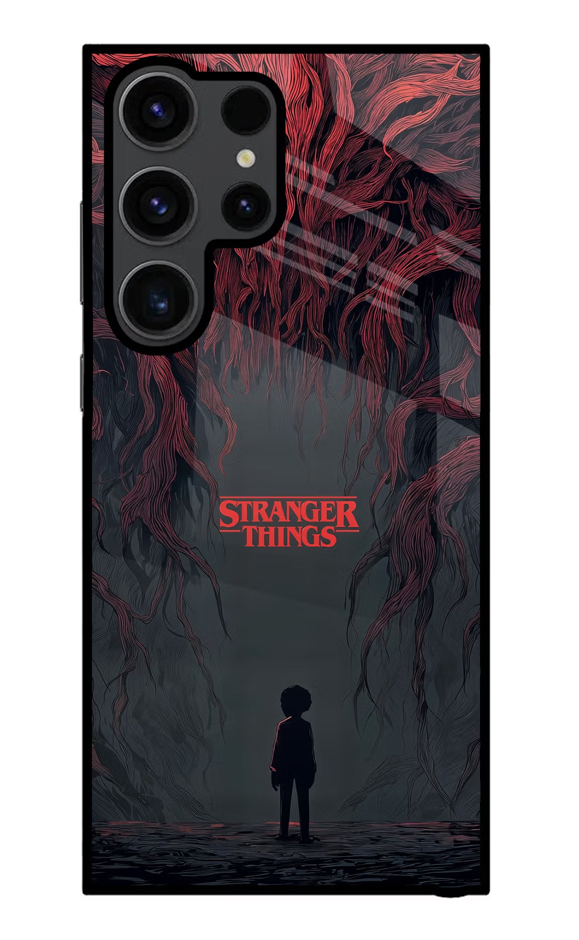 Ordinary Things Dark Side Samsung S23 Ultra Glass Case Back Cover by Casekaro