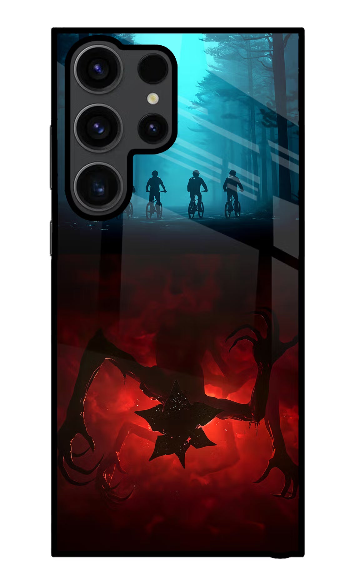 Ordinary Things Downside Up Samsung S23 Ultra Glass Case Back Cover by Casekaro