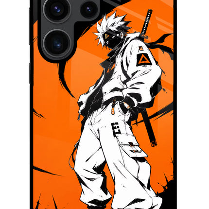 Street Samurai  Samsung S23 Ultra Glass Case Back Cover by Casekaro