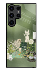 Aesthetic anime Samsung S23 Ultra Glass Case