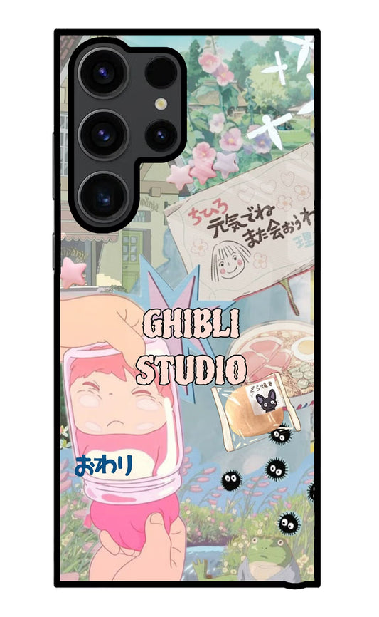 Studio Ghibli Samsung S23 Ultra Glass Case