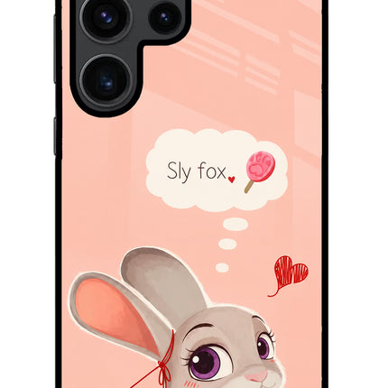 Judy Charm Samsung S23 Ultra Glass Case Back Cover by Casekaro