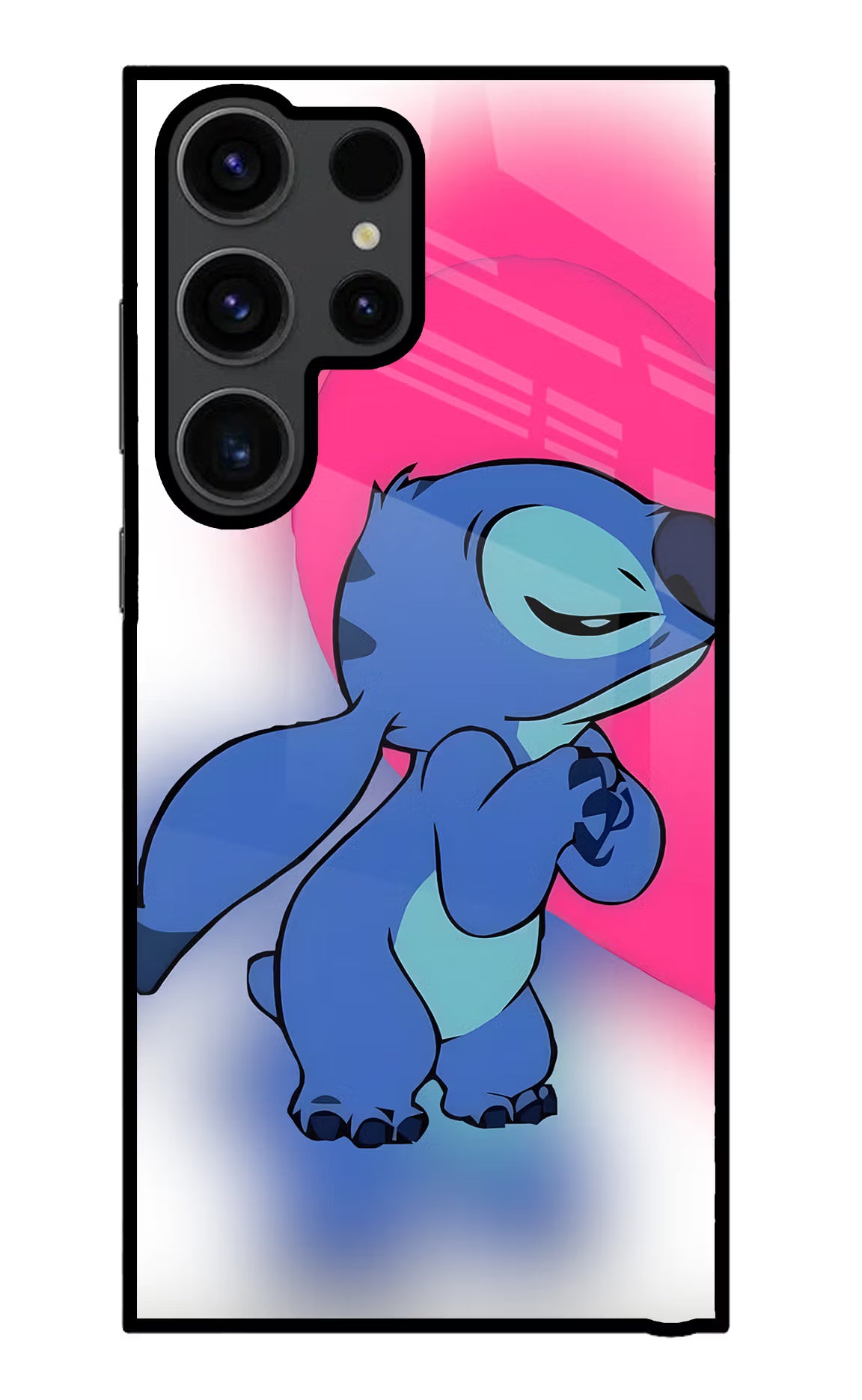Stitch Hug Samsung S23 Ultra Glass Case