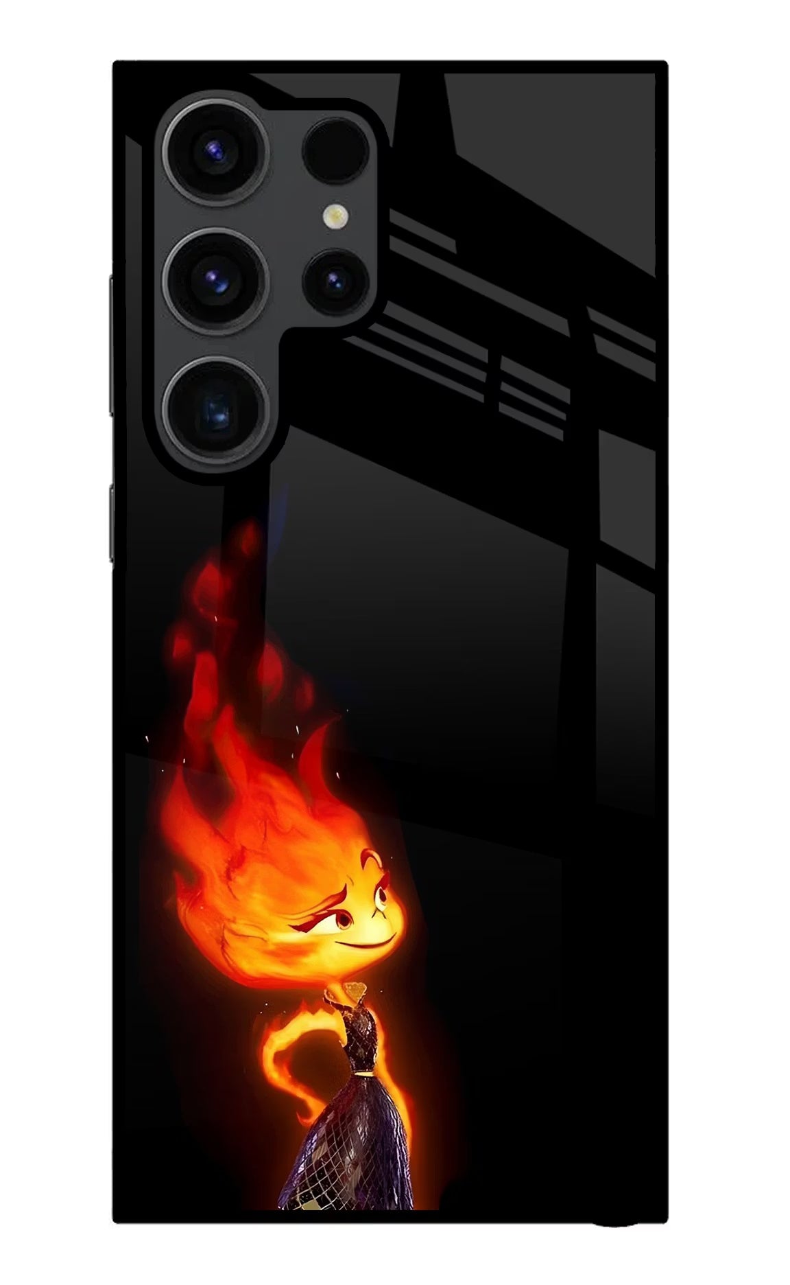 Ember Flame Samsung S23 Ultra Glass Case