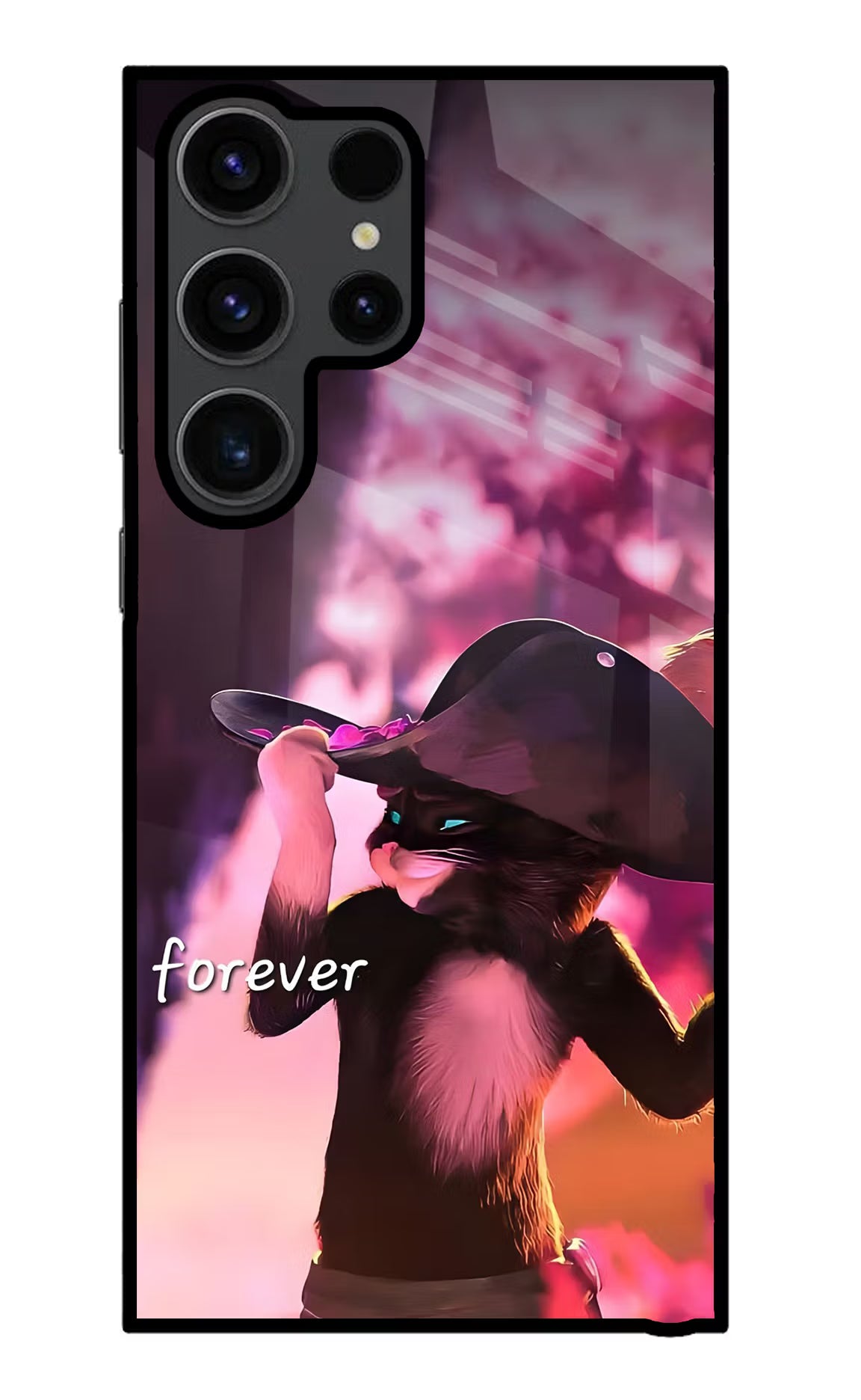 Forever Cat Samsung S23 Ultra Glass Case