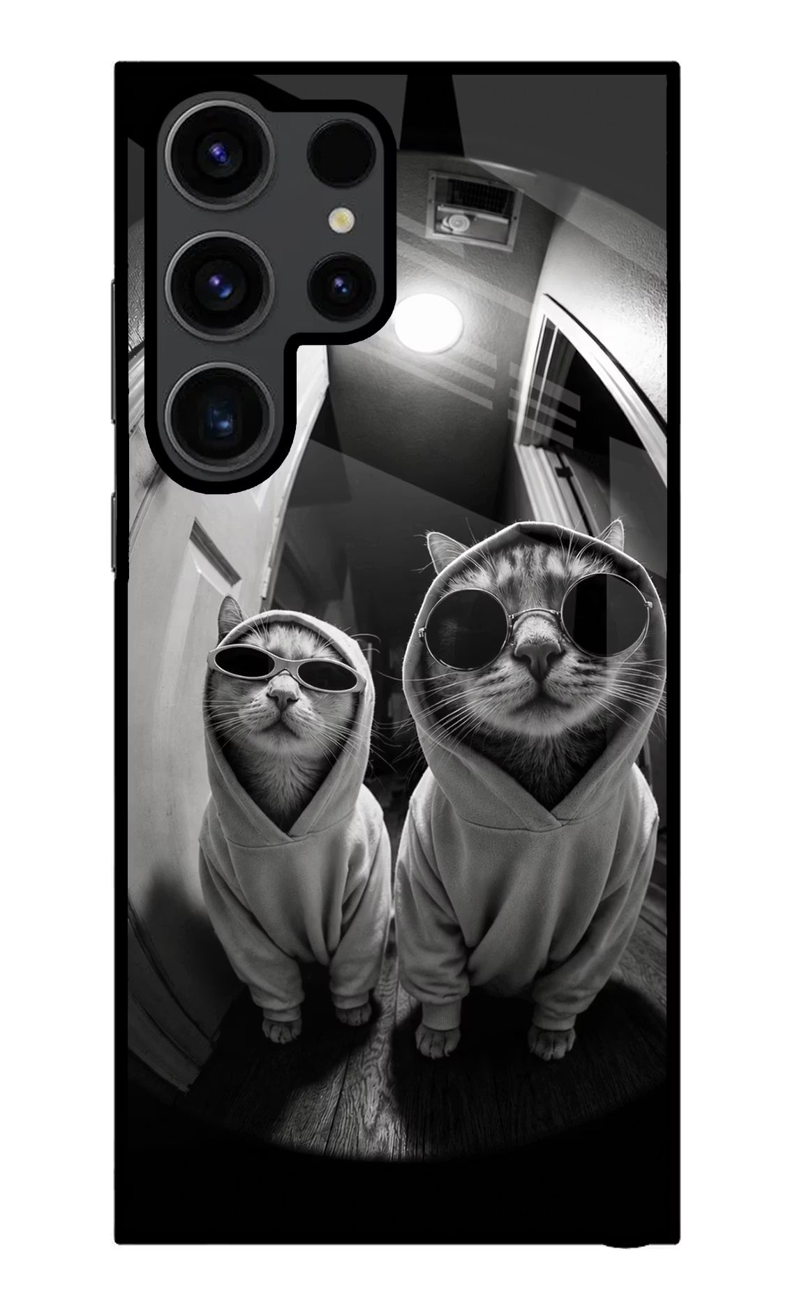Hood Cats Samsung S23 Ultra Glass Case
