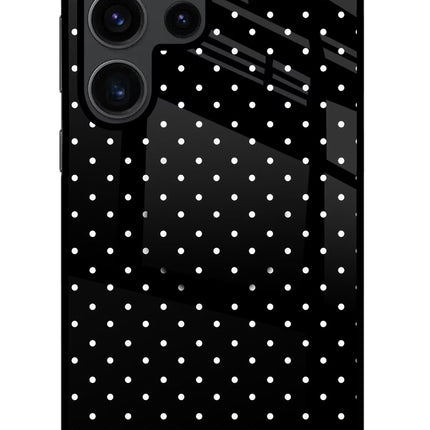 White Dots Samsung S23 Ultra Glass Case