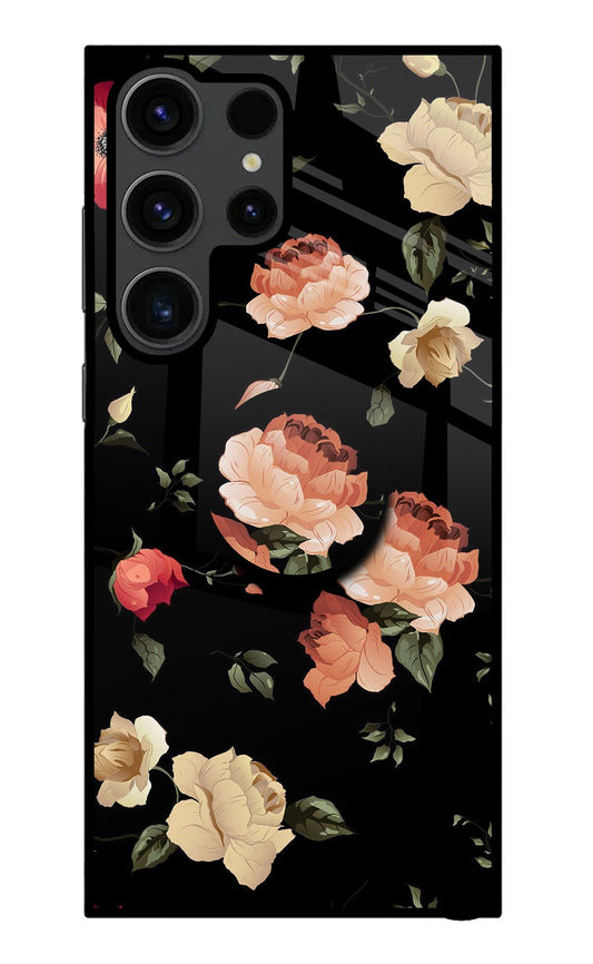 Flowers Samsung S23 Ultra Glass Case