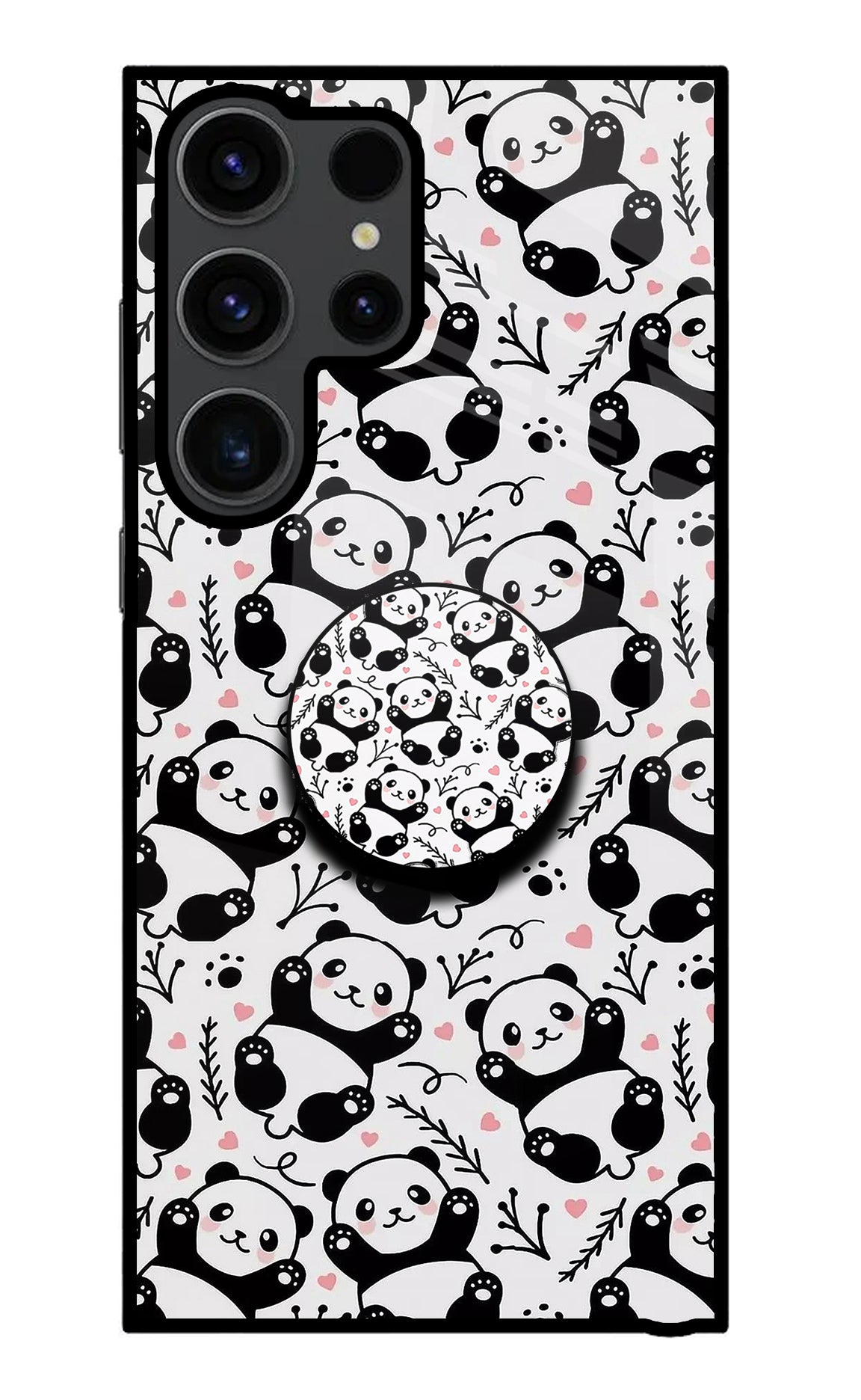 Cute Panda Samsung S23 Ultra Pop Case