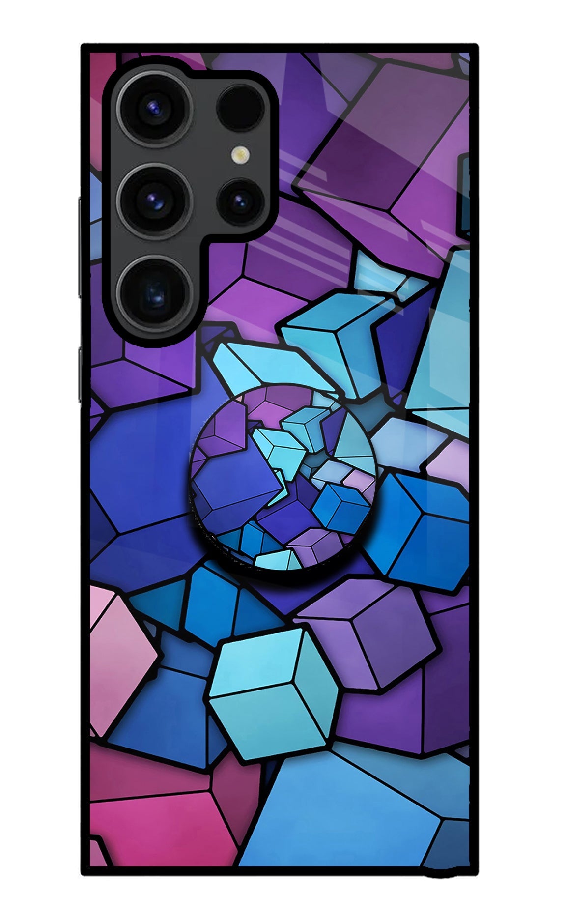 Cubic Abstract Samsung S23 Ultra Pop Case